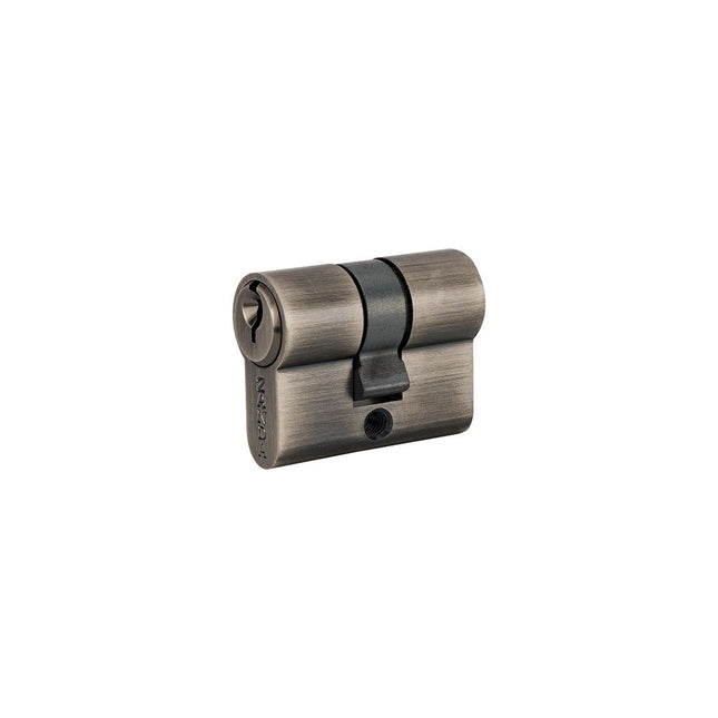 Euro Double Cylinder 3 Pin (Key/Key) Keyed Alike 40mm Graphite Nickel 1178.KA.GN Zanda | Decorus Hardware
