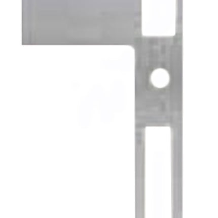 1187RSS Extended Strike Plate Right Hand Satin Stainless Steel 86mm Zanda | Decorus Hardware