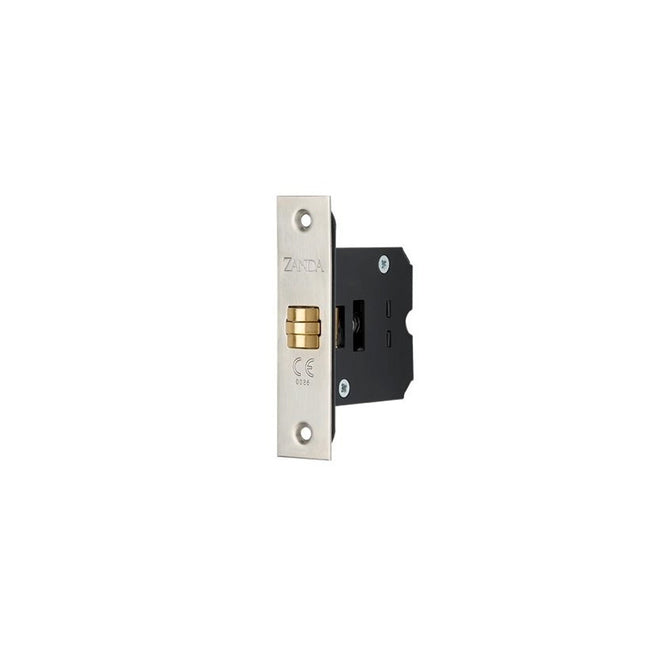 Zanda Door Lock | Commercial & Residential Lock Hardware | Adjustable Heavy Duty Roller Mortice Catch Stainless Steel 1195.SS