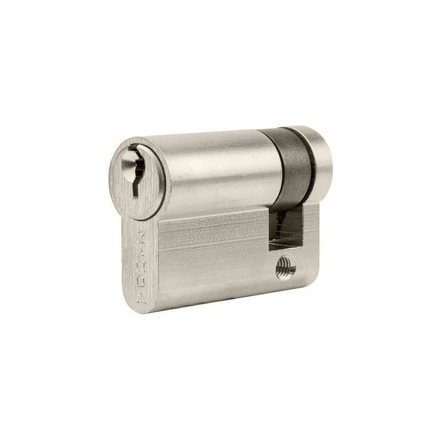 Euro Half Cylinder Key 35mm Brushed Nickel 1199.BN Zanda | Decorus Hardware