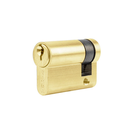Euro Half Cylinder Key 35mm Polished Brass 1199.PB Zanda | Decorus Hardware