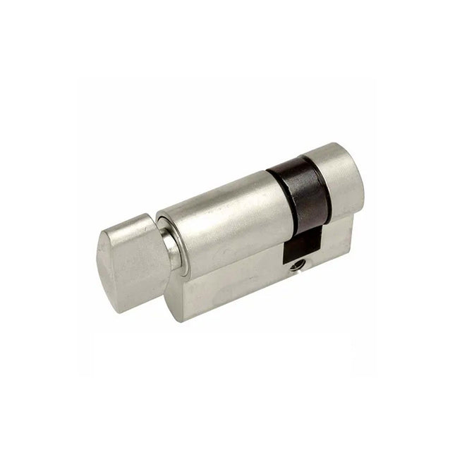 Euro Half Cylinder Snib Turn 35mm Brushed Nickel 1200BN Zanda | Decorus Hardware