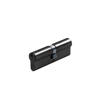 1224.KA.BLK | Euro Double Cylinder 5 Pin (Key/Key) Keyed Alike 90mm Matt Black | Zanda Architectural