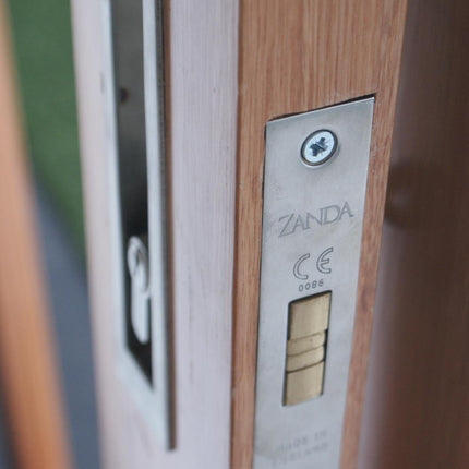 1290.GN | Sliding Door Euro Mortice Lock Claw Style Graphite Nickel 57x76mm 1290GN | Zanda Architectural