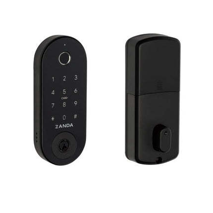 1320.BLK | Stealth Smart Lock Deadbolt 60mm Matt Black | Zanda Architectural