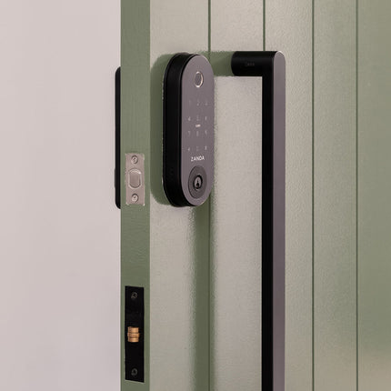 1320.BLK | Stealth Smart Lock Deadbolt 60mm Matt Black | Zanda Architectural
