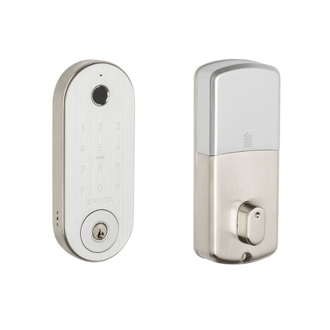 1320.BN | Stealth Smart Lock Deadbolt 60mm Brushed Nickel | Zanda Architectural
