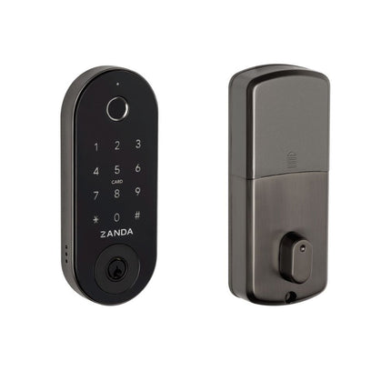 1320.GN | Stealth Smart Lock Deadbolt 60mm Graphite Nickel | Zanda Architectural