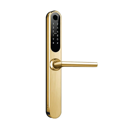 1325.SB | Stealth Smart Lock Electronic Longplate 35mm Backset Satin Brass | Zanda Architectural