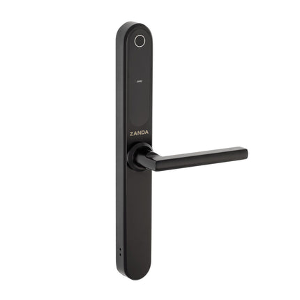 1326.BLK | Stealth Smart Lock Longplates with 60mm Backset Matt Black 1326.MB | Zanda Architectural