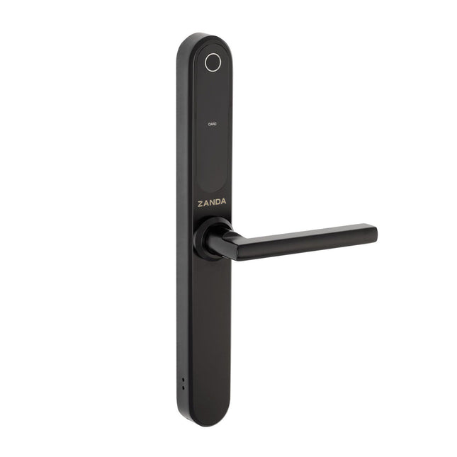 1326.BLK | Stealth Smart Lock Longplates with 60mm Backset Matt Black 1326.MB | Zanda Architectural