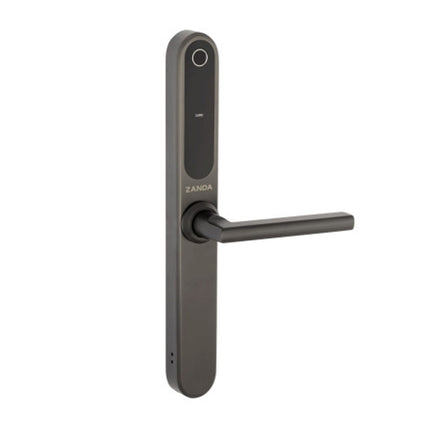1326.GN | Stealth Smart Lock Longplates with 60mm Backset Graphite Nickel | Zanda Architectural