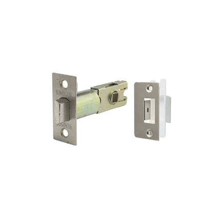 1358.BN | Latch for Integrated Privacy Set 60mm Backset Brushed Nickel | Zanda Architectural
