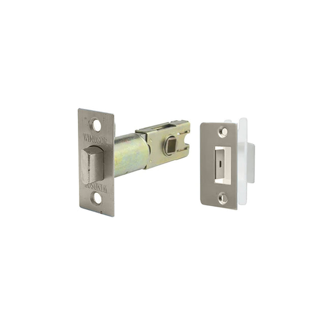 Latch for Integrated Privacy Set 60mm Backset Brushed Nickel 1358.BN Zanda | Decorus Hardware
