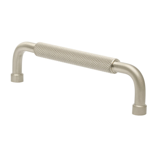Nedlands Knurled Cabinet Handle 139mm Brushed Nickel 16053.BN Zanda | Decorus Hardware
