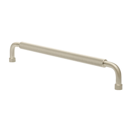 Nedlands Knurled Cabinet Handle 235mm Brushed Nickel 16055.BN Zanda | Decorus Hardware