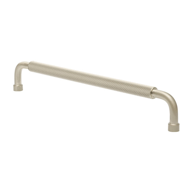 Nedlands Knurled Cabinet Handle 235mm Brushed Nickel 16055.BN Zanda | Decorus Hardware