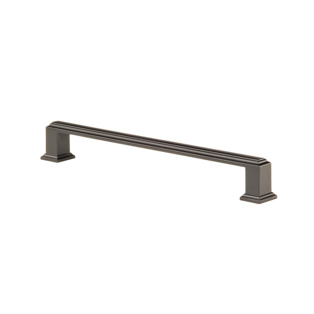 16060BLK Manhattan Kitchen Cabinet Handle 128mm Black Zanda | Decorus Hardware