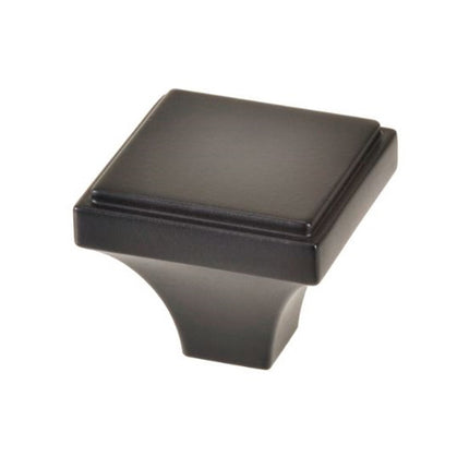 Manhattan Cabinet Knob Matt Black 16066BLK Zanda | Decorus Hardware