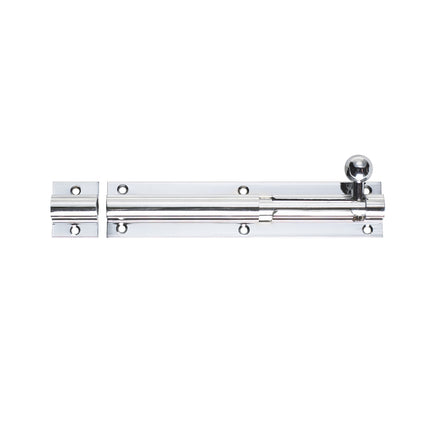 Heavy Duty Straight Barrel Bolt 150x31x30mm Satin Chrome 5224.SC Zanda | Decorus Hardware