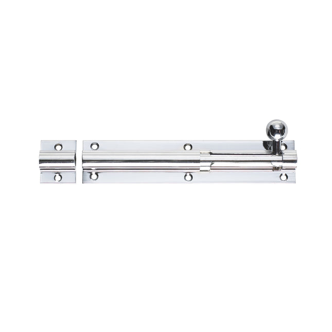 Heavy Duty Straight Barrel Bolt 150x31x30mm Satin Chrome 5224.SC Zanda | Decorus Hardware