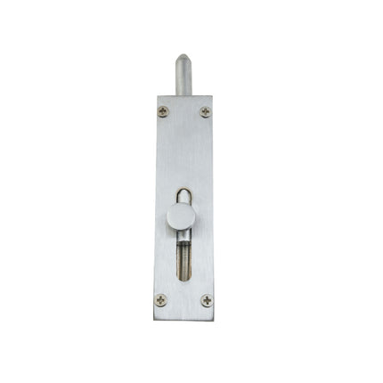 Straight Reverse Barrel Bolt 100x25x35mm Satin Chrome 5226.SC Zanda | Decorus Hardware