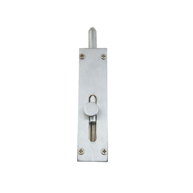 Straight Reverse Barrel Bolt 100x25x35mm Satin Chrome 5226.SC Zanda | Decorus Hardware