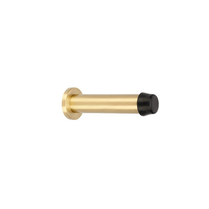 5240.SB | Skirting Mount Door Stop 85mm Satin Brass | Zanda Architectural