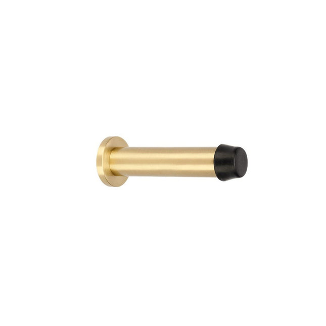 5240.SB | Skirting Mount Door Stop 85mm Satin Brass | Zanda Architectural