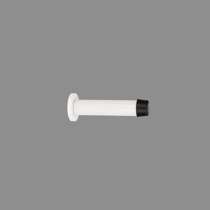 5240.WHT | Skirting Mount Door Stop 85mm White | Zanda Architectural