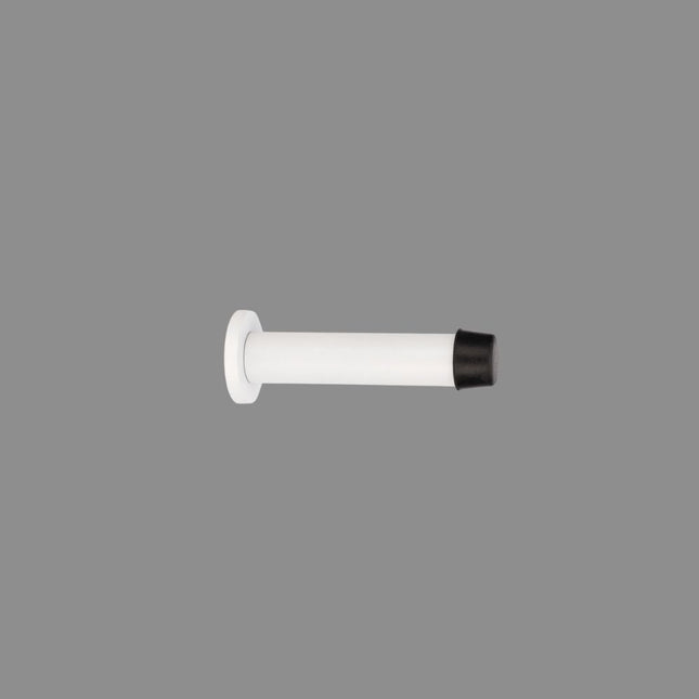 5240.WHT | Skirting Mount Door Stop 85mm White | Zanda Architectural