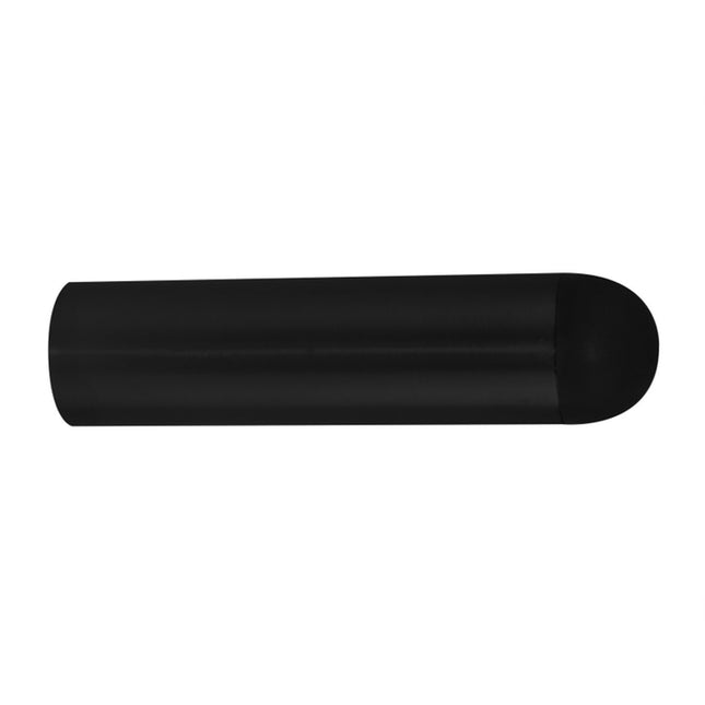 5244.BLK | Round Wall Mounted Door Stop 19x75mm Matt Black | Zanda Architectural