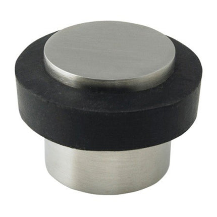 Round Floor Mount Door Stop 38mm Brushed Nickel 5256.BN Zanda | Decorus Hardware