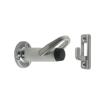 Door Stop or Holder Stopper Satin Chrome 5258.SC Zanda | Decorus Hardware