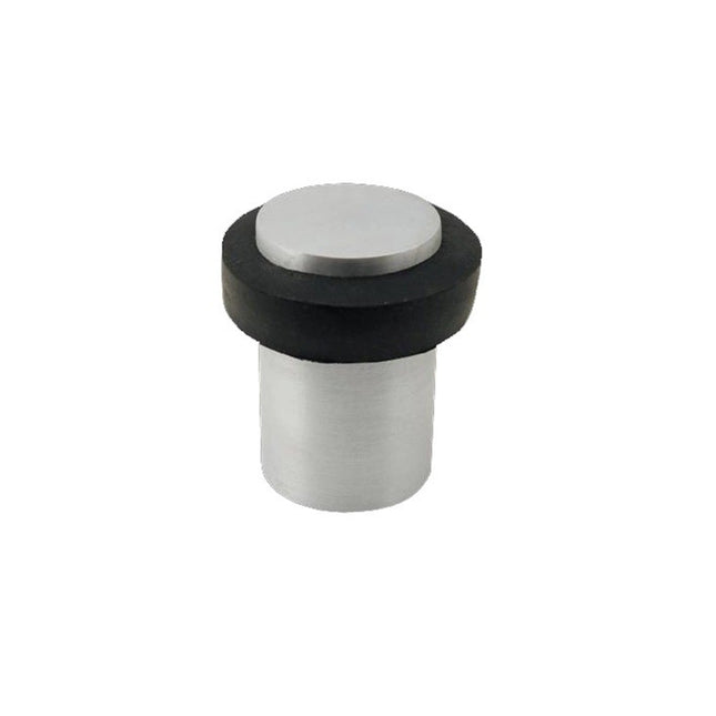 Round Door Stop Aluminium Floor Mount Brushed Nickel 60mm 5264.BN Zanda | Decorus Hardware