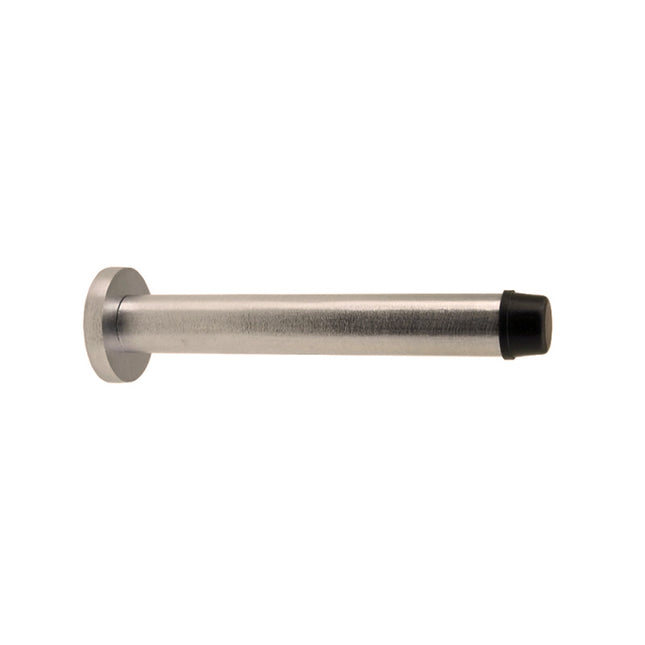 Round Skirting Fix Wall Mounted Door Stop 110mm Brushed Nickel 5265.BN Zanda | Decorus Hardware
