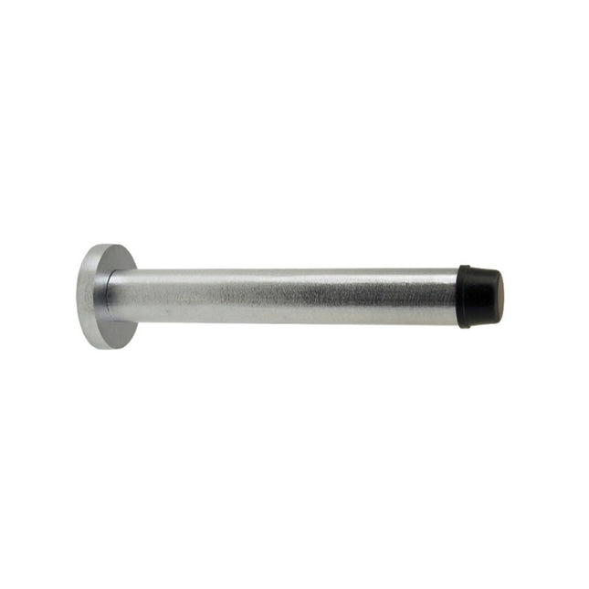 Round Skirting Fix Wall Mounted Door Stop 110mm Satin Chrome 5265.SC Zanda | Decorus Hardware