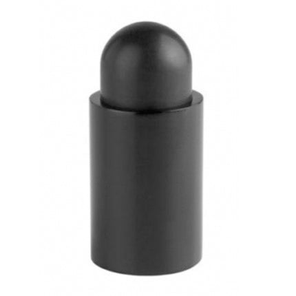 Round Skirting Mount Door Stop 35mm Matt Black 5266.BLK Zanda | Decorus Hardware