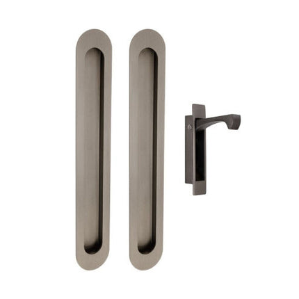 5268.GN | Duke Flush Pull Kit 250 x 40mm Graphite Nickel | Zanda Architectural