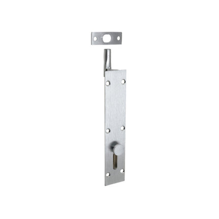 Reverse Barrel Bolt Necked Inward 125x31mm Satin Chrome 5270.SC Zanda | Decorus Hardware