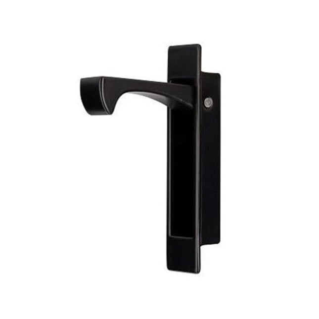 Sliding Door Edge Pull Concealed Fix 90x18mm Matt Black 5288.BLK Zanda | Decorus Hardware