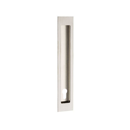 Verve Flush Pull with Euro Keyhole 200x37mm Stainless Steel 5304.E.SS Zanda