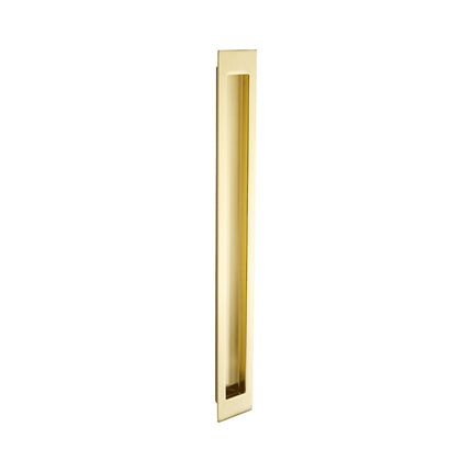 Verve Flush Pull Concealed Fixing 300x37mm Satin Brass 5306.SB Zanda | Decorus Hardware