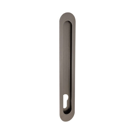 5314.E.GN | Duke Flush Pull 250mm x 40mm Concealed Fix with euro hole | Zanda Architectural