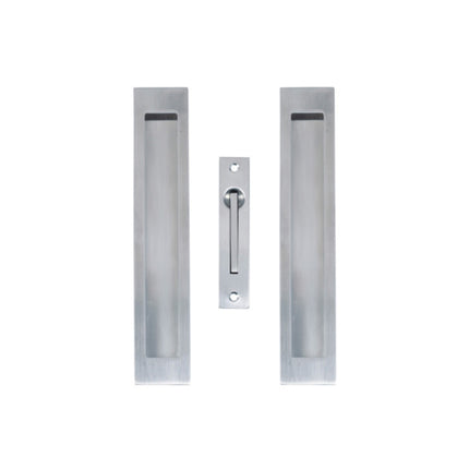 Zanda Flush Pull & Cavity Sliding Hardware | Verve Flush Pull Kit 200mm Stainless Steel 5320.SS