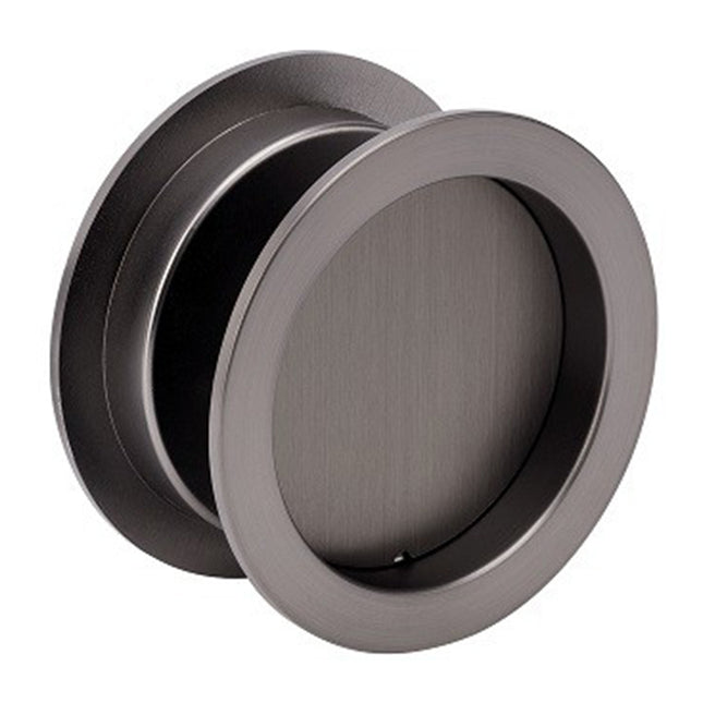 Round Cavity Slider Passage Set Graphite Nickel 5326.GN Zanda | Decorus Hardware