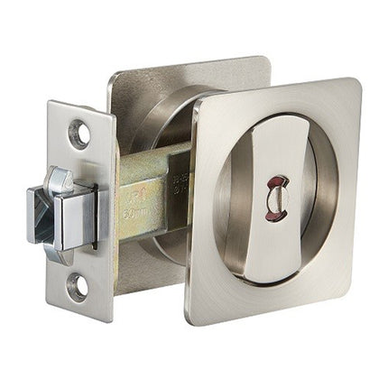 Square Cavity Slider Privacy Set Stainless Steel 5331.SS Zanda | Decorus Hardware