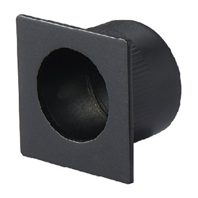 Square Edge Pull 29mm Matt Black 5333.BLK Zanda | Decorus Hardware