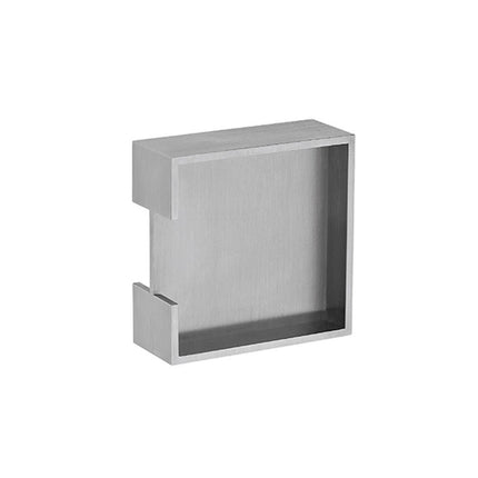 Zanda Door Pull Handle | Commercial Pull Handle | Square Flush / Edge Pull Handle Stainless Steel Suits 35mm Doors 5350.SS