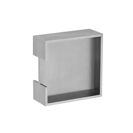 Zanda Door Pull Handle | Commercial Pull Handle | Square Flush / Edge Pull Handle Stainless Steel Suits 40mm Doors 5351.SS